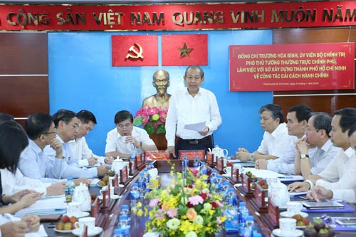 Phó Thủ tướng Thường trực kiểm tra công tác CCHC tại TPHCM - ảnh 1